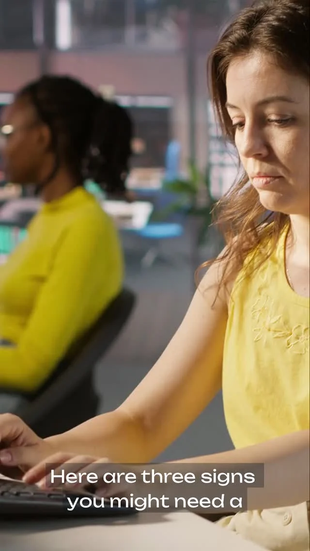 Okay, I’m gonna be the friend who says it:⁠
If your brain is screaming “nope,” that’s not you being dramatic. That’s a nervous system waving a tiny white flag.⁠
⁠
Some of the biggest signs you need a break aren’t huge meltdowns… It’s the quiet stuff we ignore:⁠
😩 You’re tired, but rest doesn’t refill the tank⁠
😤 Tiny things are suddenly unbearable⁠
🧠 Your brain is buffering like old Wi-Fi⁠
⁠
And what do we usually do?⁠
We drink more coffee.⁠
We push through it.⁠
We shame ourselves for being tired.⁠
We pretend we’re fine until our body forces us to stop.⁠
⁠
But breaks aren’t a weakness. They’re maintenance.⁠
You don’t wait for your phone to die before you charge it, right? Same energy.⁠
⁠
So if you’ve been staring at your screen, rereading the same sentence, irritated by every notification… maybe it’s time to step away for a minute.⁠
⁠
Stretch. Hydrate. Close your eyes. Touch grass. Hide in your car for five minutes. Whatever works.⁠
⁠
💛 Tell me: when was the last time you actually took a break… on purpose?