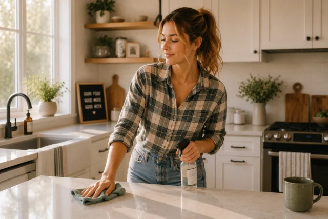 Saturday mornings have started to feel really different to me lately.⁠
⁠
I used to spend most weekends trying to “catch up” on life as fast as possible. I’d wake up already stressed about everything I needed to do before Monday came around again. The laundry. The groceries. Cleaning the kitchen. Meal prepping. Trying to organize the house. Trying to mentally prepare for another busy week. It always felt rushed, like I was racing against the clock before the chaos started all over again.⁠
⁠
But lately I’ve been trying to slow down during those quiet morning hours instead of treating them like another task on my to-do list.⁠
⁠
There’s something comforting about making coffee while the house is still quiet, opening the curtains, putting music on softly in the background, and slowly working through little routines that make the week ahead feel just a bit more manageable. Washing fruit before it goes bad. Wiping down the counters. Portioning meals into containers. Sitting down for a few minutes to actually think about the week ahead instead of just reacting to it.⁠
⁠
I think for a long time I believed wellness had to look big and impressive to matter. But honestly, some of the healthiest moments in life are usually the smallest and quietest ones.⁠
⁠
Sometimes taking care of yourself is simply creating a little bit of peace before another busy week begins.⁠
⁠
#HealthyAmericanUSA #WeekendReset #HealthyLiving #WellnessJourney