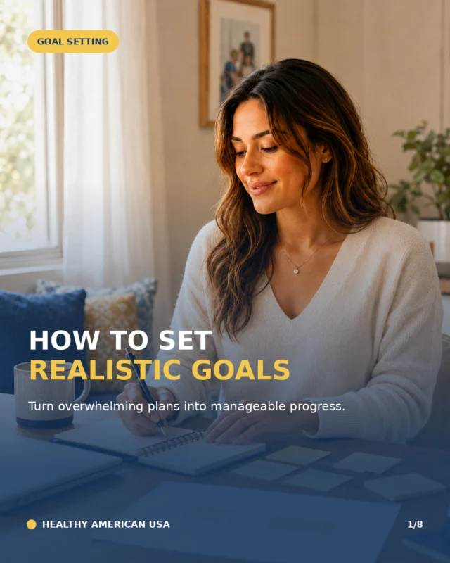 Big goals can feel impossible when you’re trying to tackle every step at once.⁠
⁠
The answer isn’t always to work harder. Sometimes, you need to turn the mountain into a molehill.⁠
⁠
Start by creating one master list, adding the real deadlines, and separating larger projects into smaller steps. Then focus only on what needs to happen over the next three days.⁠
⁠
Aim for tasks you can complete in 15 to 30 minutes, give yourself more time than you think you’ll need, and resist the urge to pile an unrealistic amount of work into one day.⁠
⁠
Swipe through for a practical way to make your goals feel more manageable.⁠
⁠
What goal are you breaking into smaller steps this week?⁠
⁠
Read the full article through the link in our bio. Save this carousel for the next time your to-do list starts feeling overwhelming.⁠
⁠
#HealthyAmerican #GoalSetting #RealisticGoals #ProductivityTips #HealthyHabits #PersonalGrowth⁠